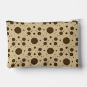 Donkerbruine micro bloemenzand etui (Achterkant)