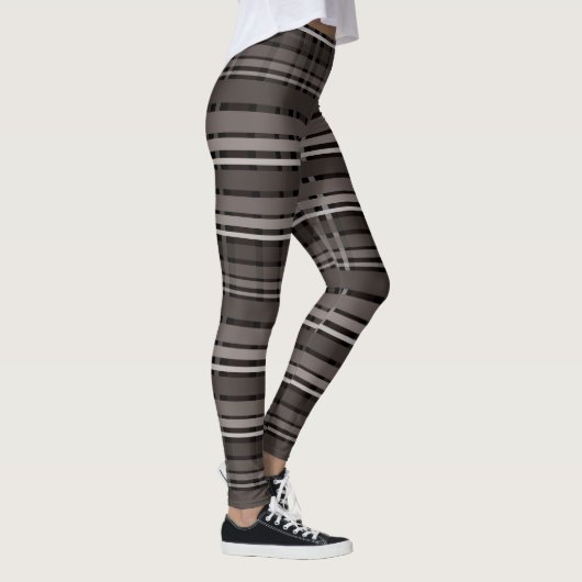 donkerbruine plaid leggings (Rechts)