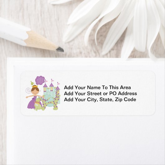 Donkerbruine Prinses Etiket (Insitu)