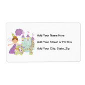 Donkerbruine Prinses Etiket (Voorkant)