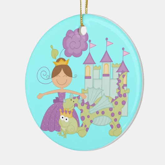 Donkerbruine Prinses Keramisch Ornament (Links)