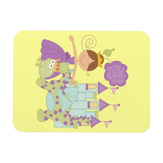 Donkerbruine Prinses Magneet (Horizontaal)