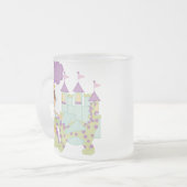 Donkerbruine Prinses Matglas Koffiemok (Voorkant links)