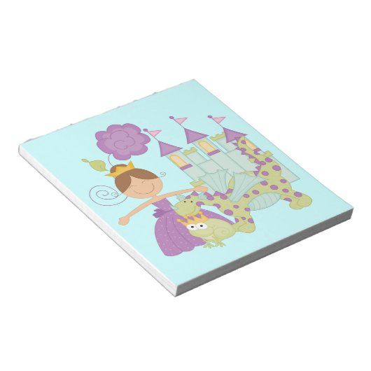 Donkerbruine Prinses Notitieblok (Schuin)