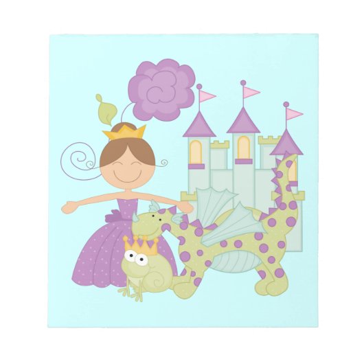 Donkerbruine Prinses Notitieblok (Voorkant)