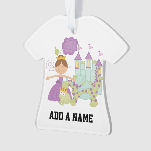 Donkerbruine Prinses Ornament (voorkant)