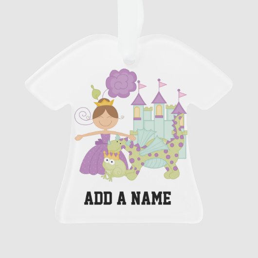 Donkerbruine Prinses Ornament (voorkant)