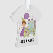 Donkerbruine Prinses Ornament (voorkant)