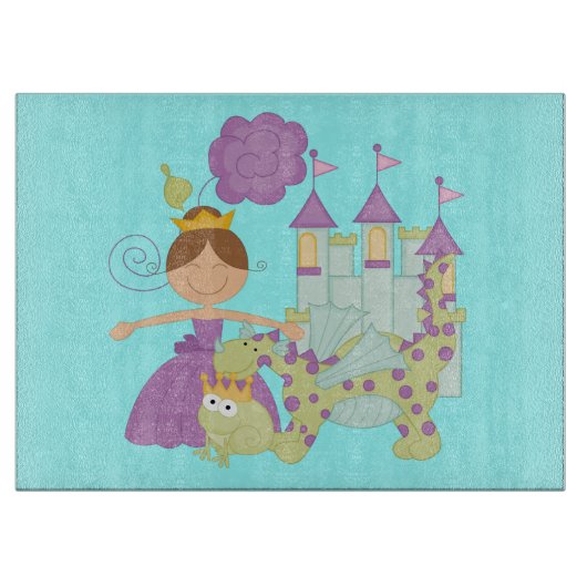 Donkerbruine Prinses Snijplank (Voorkant)