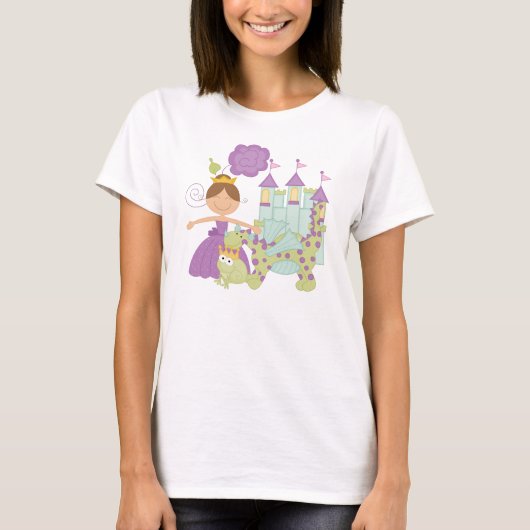 Donkerbruine Prinses T-shirt (Voorkant)