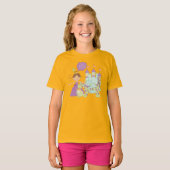 Donkerbruine Prinses T-shirt (Voorkant volledig)