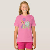 Donkerbruine Prinses T-shirt (Voorkant volledig)