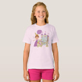 Donkerbruine Prinses T-shirt (Voorkant volledig)