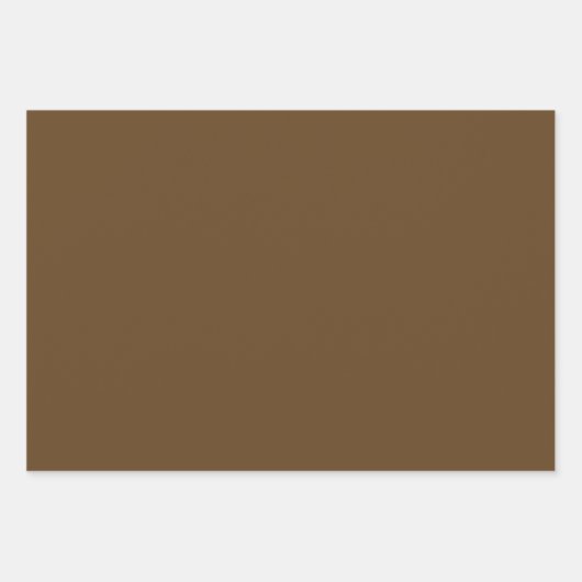 Donkerbruine, vaste kleur inpakpapier vel (Voorkant)