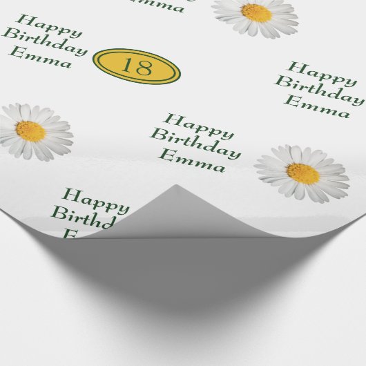  donkerbruine zondag cadeaupapier (Hoek)