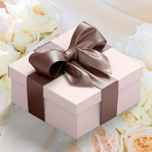 Donkerchocolade bruine kleur 664940 zijlaag satijnen lint