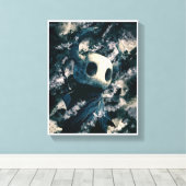 donkerder hollow Knight Canvas (Insitu (Houten vloer))