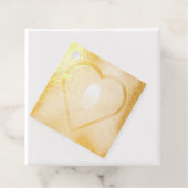 Donkerdere kleuren die de witte sticker horen bedankjes labels (Met doos)