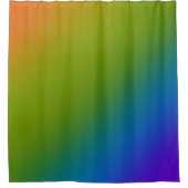 Donkerdiagonaal regenboogkleuren — Showgordijn Douchegordijn (Voorkant)
