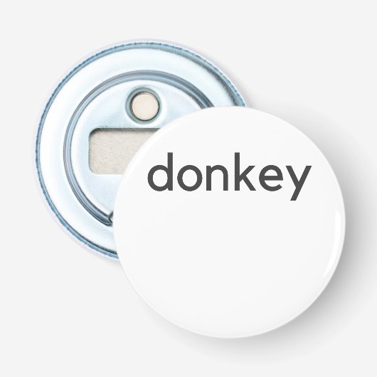 donkerdonker button flesopener (Voorkant)