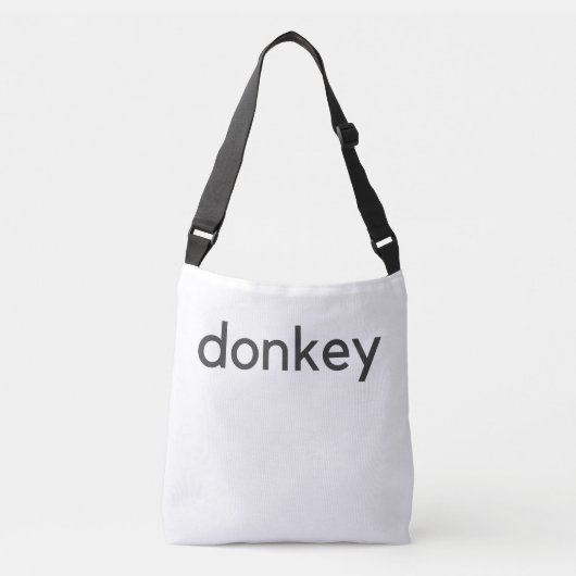 donkerdonker crossbody tas (Voorkant)