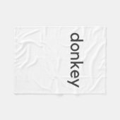 donkerdonker fleece deken (Voorkant (Horizontaal))