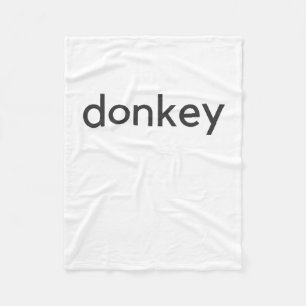 donkerdonker fleece deken