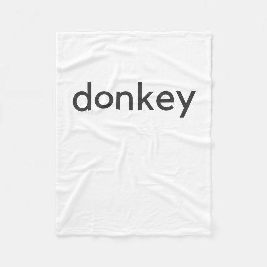 donkerdonker fleece deken (Voorkant)