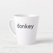 donkerdonker latte mok (Linkerhoek)