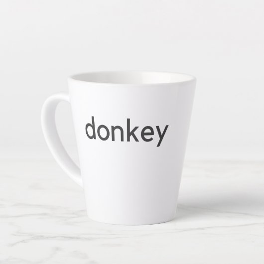 donkerdonker latte mok (Linkerhoek)