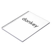 donkerdonker notitieboek (Linkerzijde)