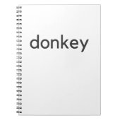 donkerdonker notitieboek (Voorkant)