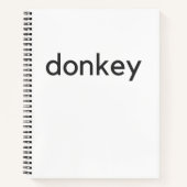 donkerdonker notitieboek (Voorkant)