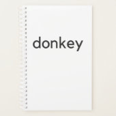 donkerdonker planner (Voorkant)