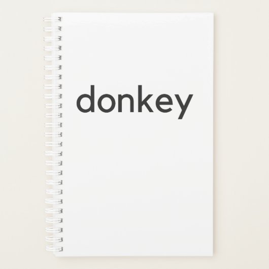 donkerdonker planner (Voorkant)