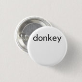 donkerdonker ronde button 3,2 cm (Voorkant /achterkant)