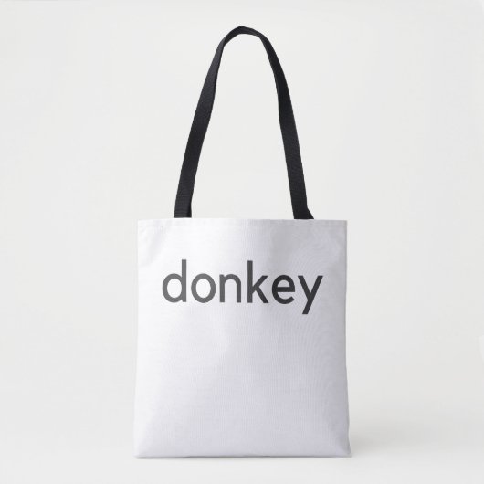 donkerdonker tote bag (Voorkant)