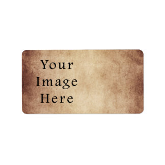  donkerdonkerbruin verouderingspapier etiket