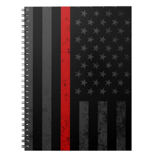 Donkerdruk Vlag Notitieboek Vlag (Voorkant)