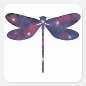 Donkerdunne Dragonfly Starscape Sticker (Voorkant)