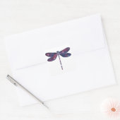 Donkerdunne Dragonfly Starscape Sticker (Envelop)