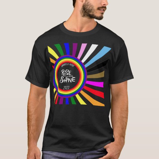 Donkere 2023 Camarillo Pride Shirt (Voorkant)