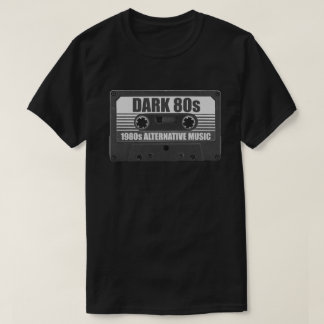 Donkere 80's Cassettebandje T-shirt