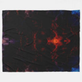 Donkere aanwezigheid fleece deken (Voorkant (Horizontaal))