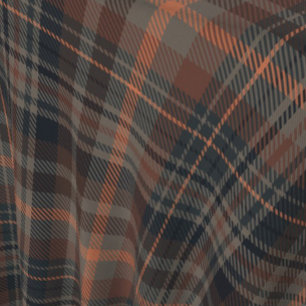 Donkere aarde bosgrond plaid tartan stof