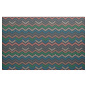Donkere aarde boslandschap zigzag chevron stof (Fat Quarter)