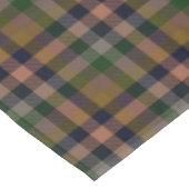 Donkere aarde geruite gingham ontwerp tafelkleed (Gekanteld)