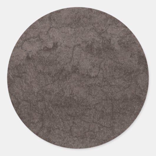 Donkere aarde ronde sticker (Voorkant)