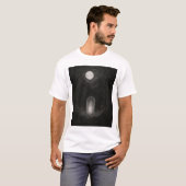 Donkere Abstracte Kunst T-Shirt (Voorkant volledig)