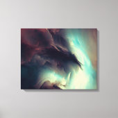 donkere abstracte kunstprint canvas afdruk (Voorkant)